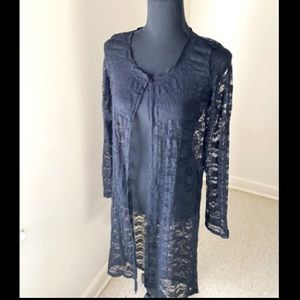Mimo Floral Lace Cardigan